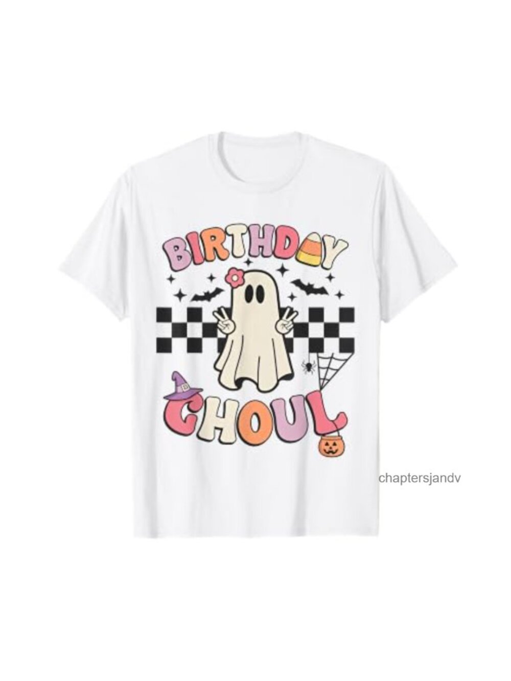 Halloween Birthday Ghoul T-Shirt Classic Fit Short Sleeve Crew Neck Tee